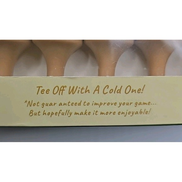 Putt Light Beer Bottle Golf Tees – Novelty‎ Golf Gift – Set of 6 - Picture 3 of 4